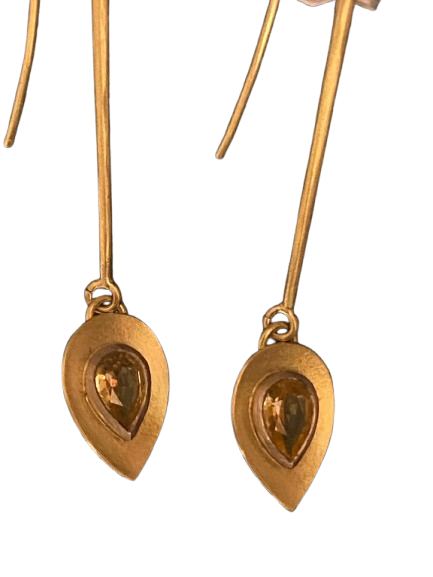 Jean Scott-Moncrief Saphire Earrings