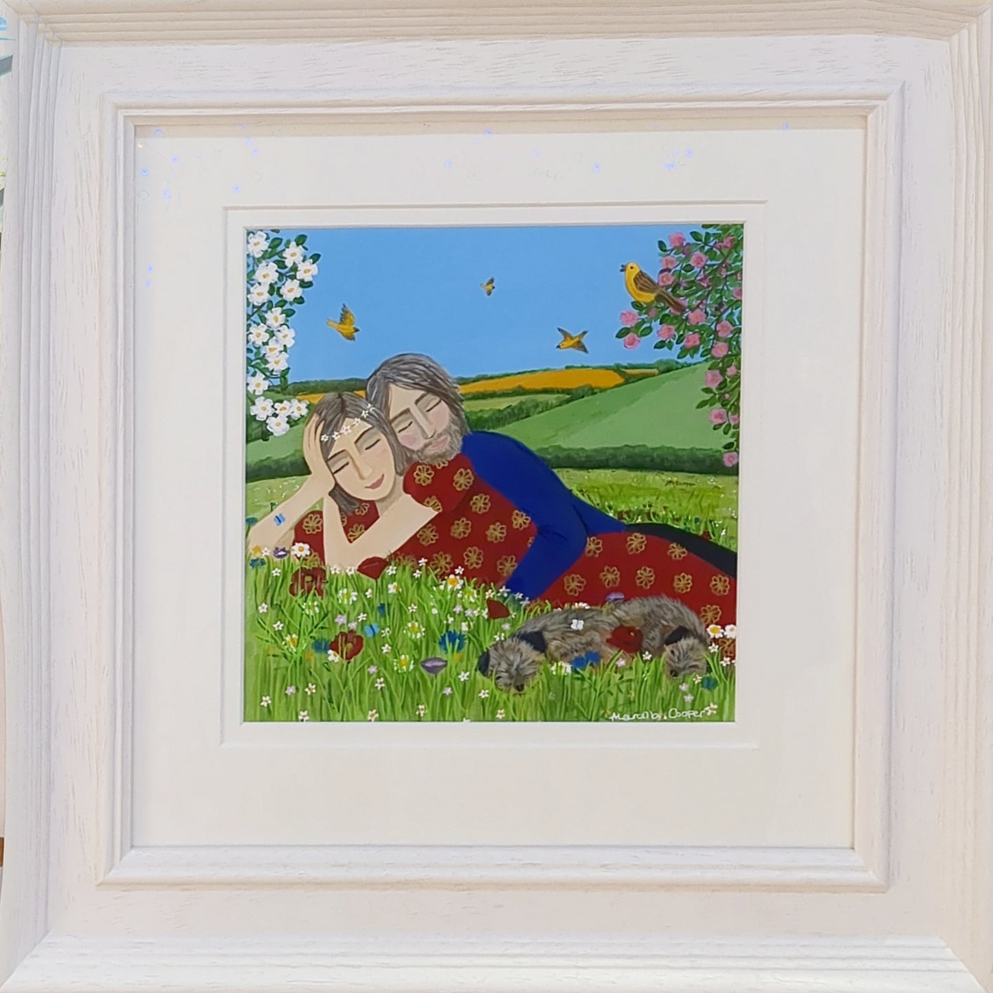 Cooper, Marcella - Daisies and Yellohammers - original