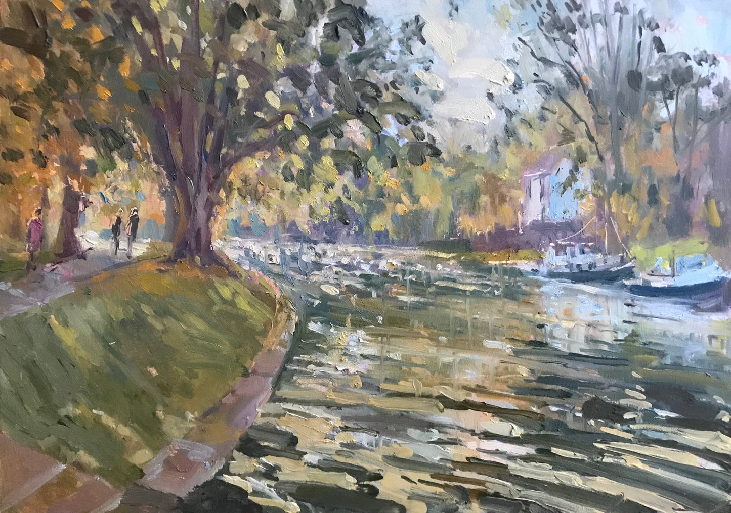 Allbrook, Sarah - 'Afternoon Light, Jesus Green, Cambridge’