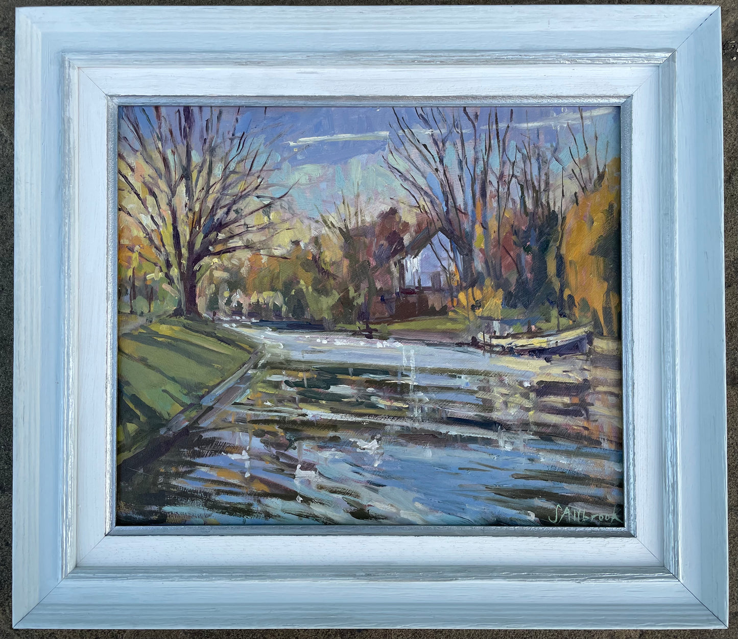 Allbrook, Sarah - ‘Winter Light, Jesus Green, Cambridge’