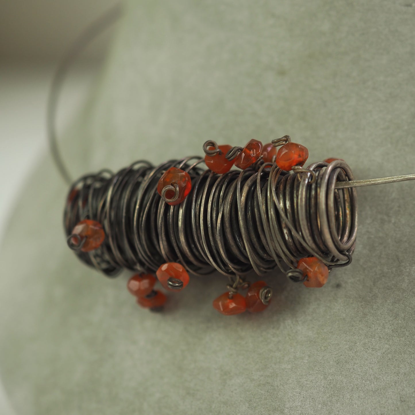 Allsopp, Disa - Necklace with Orange Stones