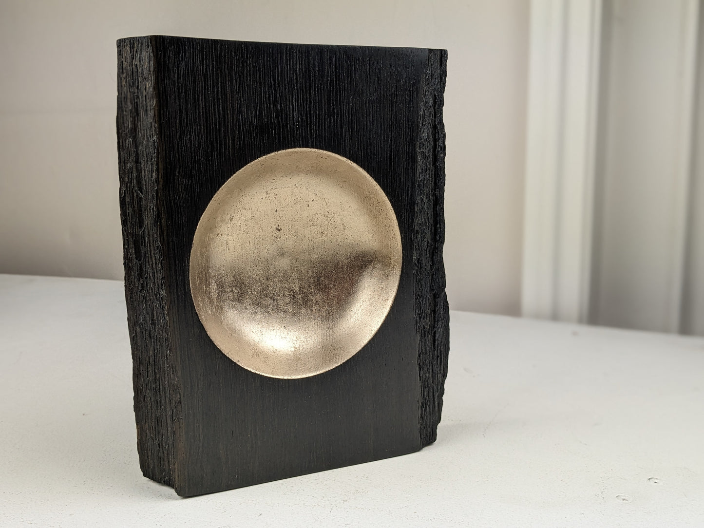 Mills, Richard – Bog oak, champagne gold sculpture