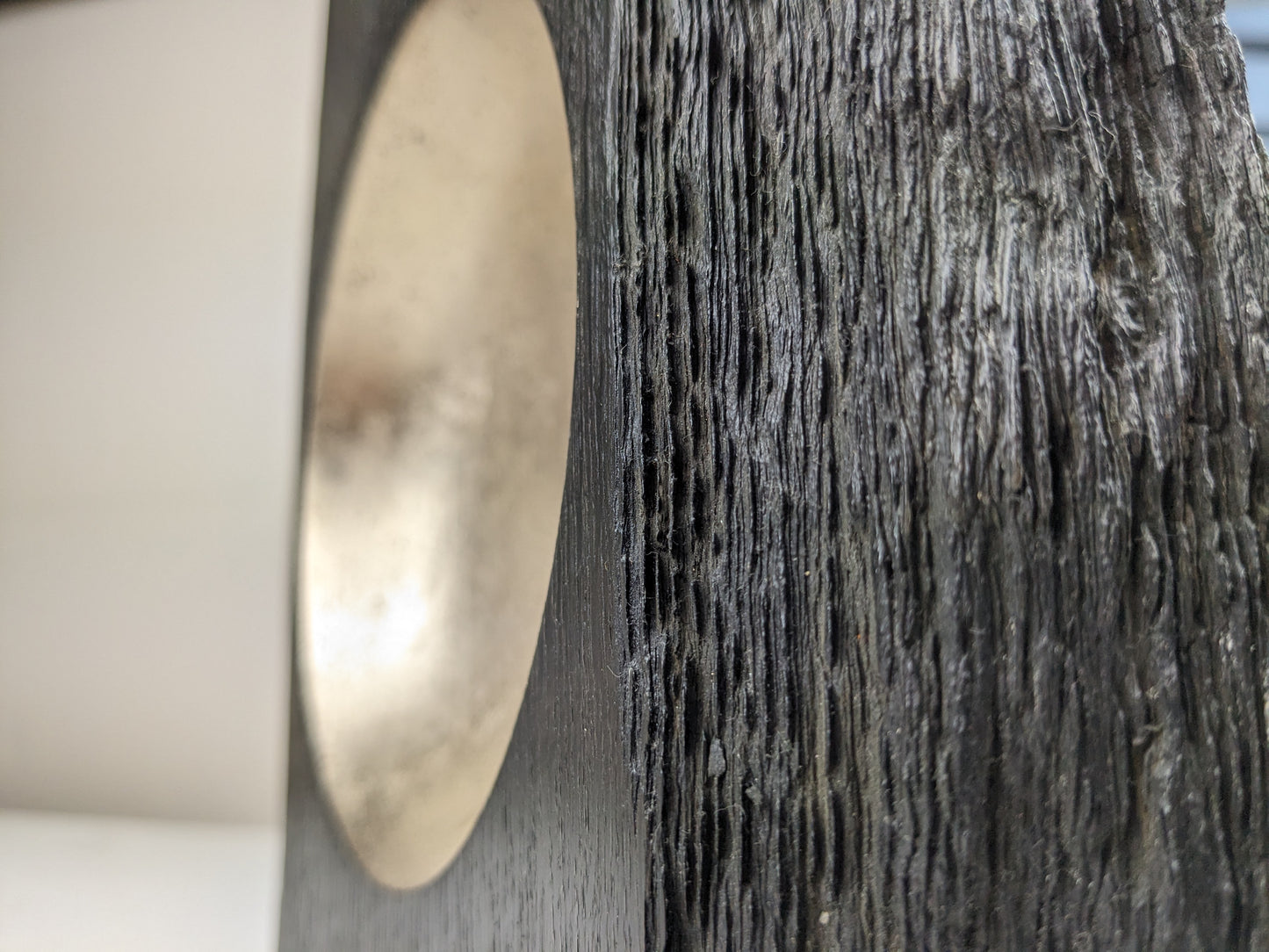 Mills, Richard – Bog oak, champagne gold sculpture