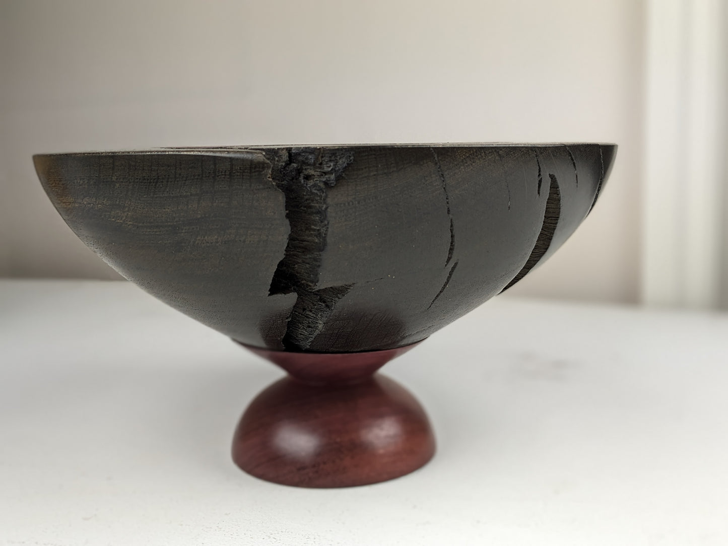 Mills, Richard – Bog oak, purple heart, champagne gold sculpture