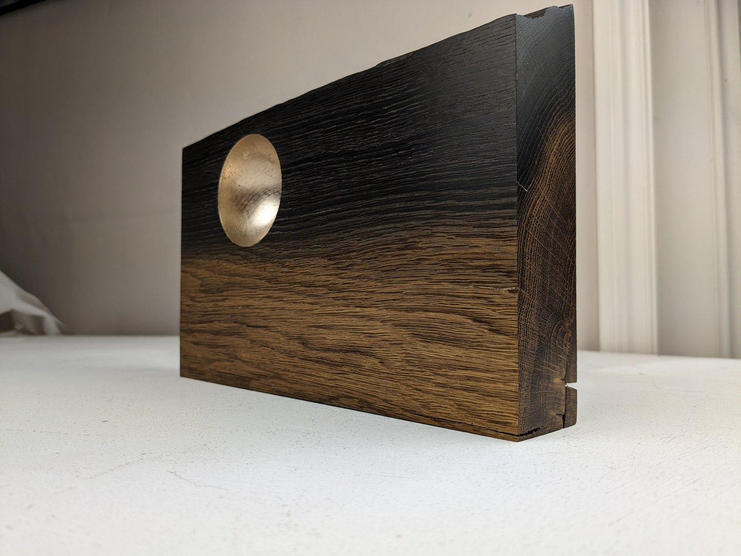 Mills, Richard – Bog oak, yellow gold & champagne gold sculpture