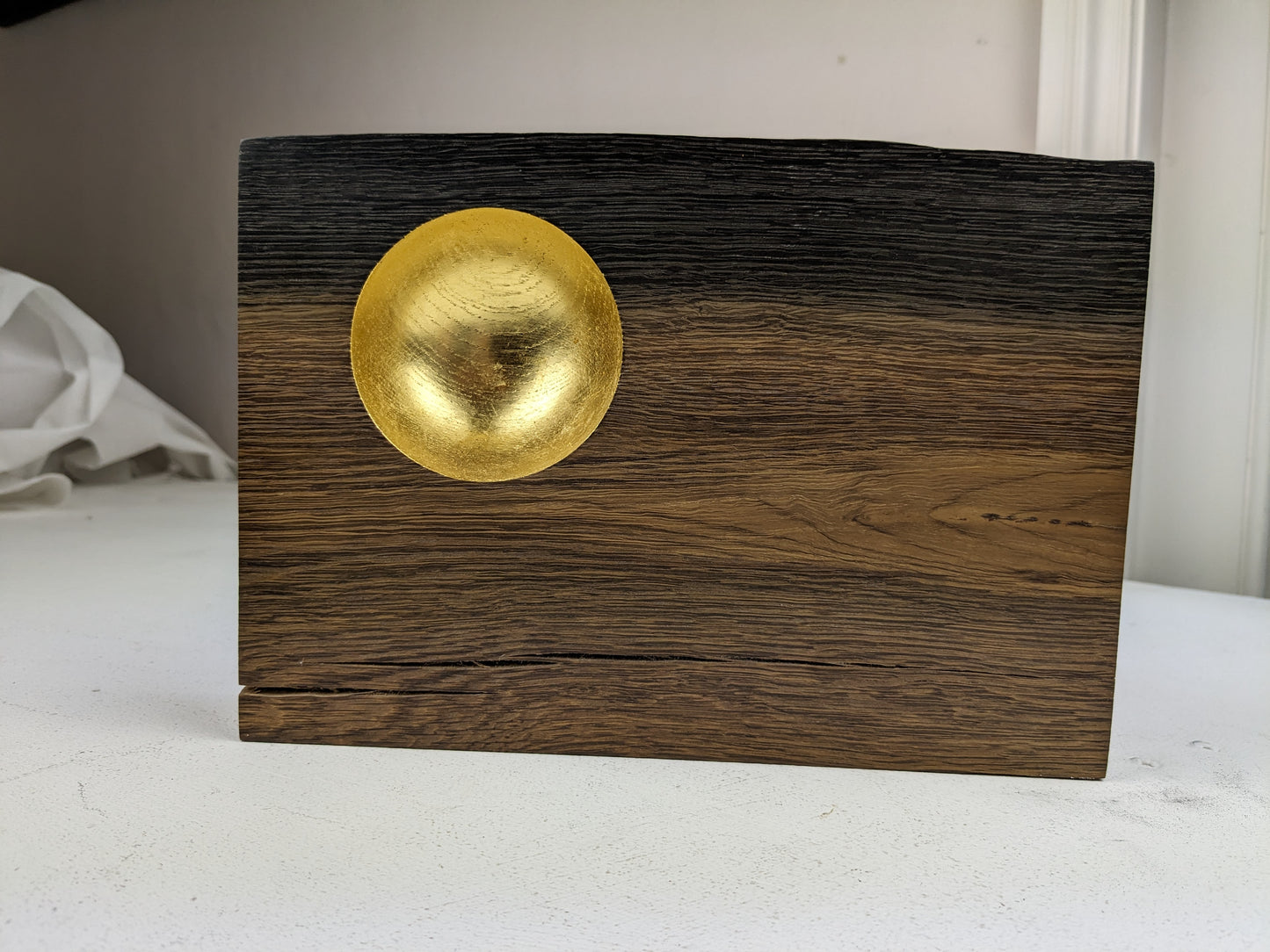 Mills, Richard – Bog oak, yellow gold & champagne gold sculpture