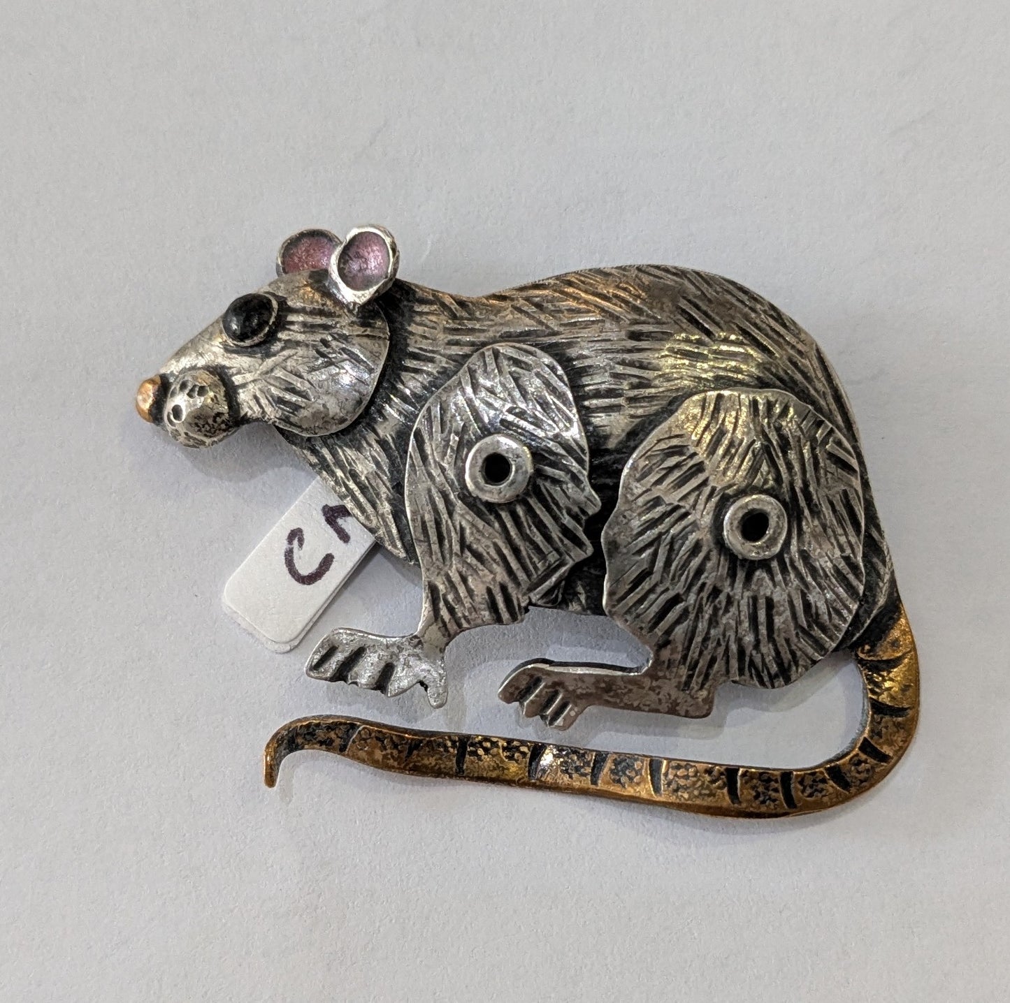Mather, Carol- Rat Brooch