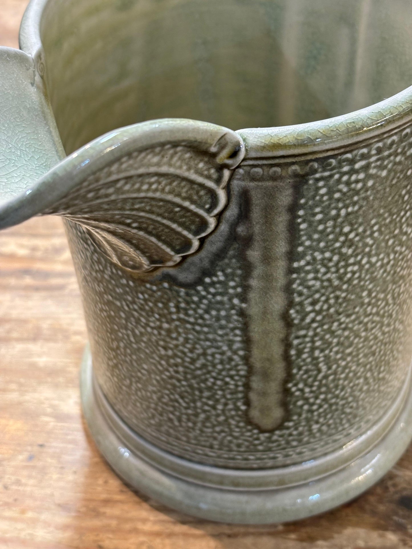 Harrison, Steve – Green Salt Glaze Jug