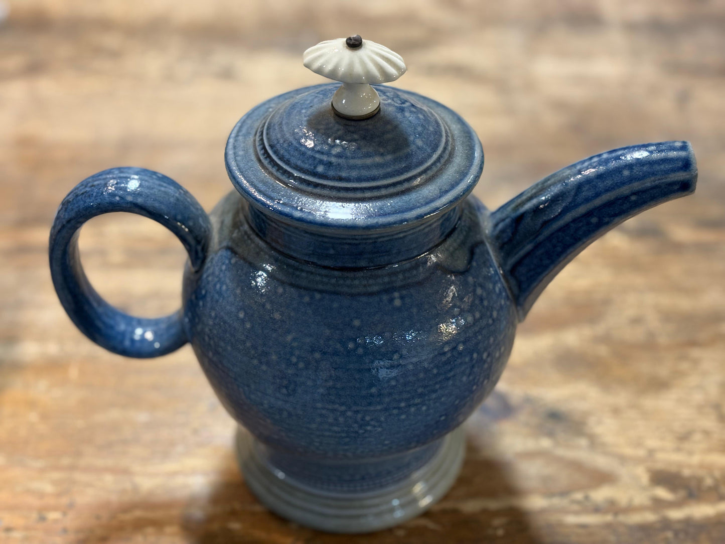 Harrison, Steve – Blue Salt Glaze Teapot