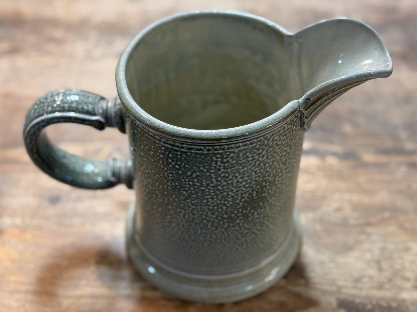 Harrison, Steve – Green Salt Glaze Jug