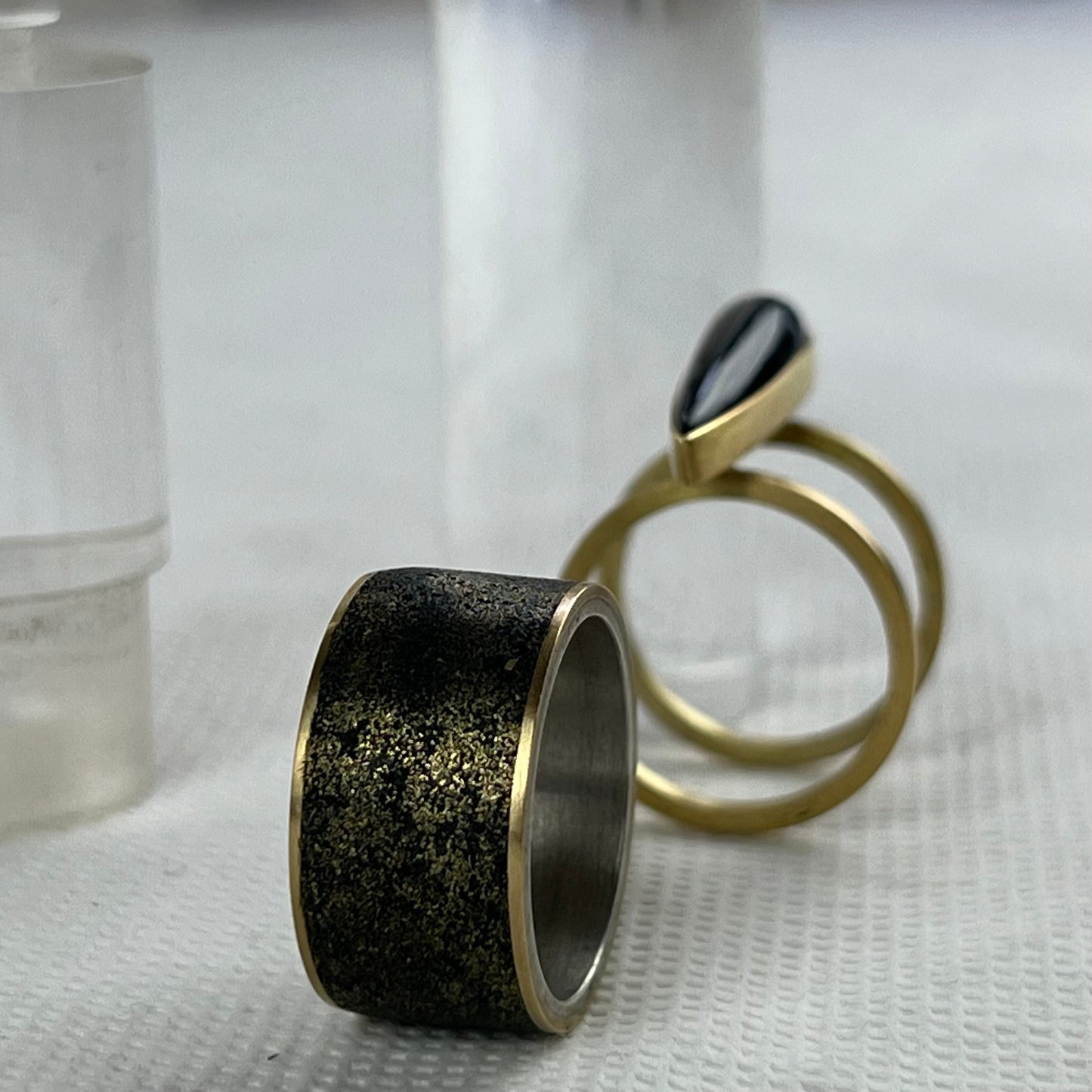Ramshaw, Wendy - Onyx, two part ring set