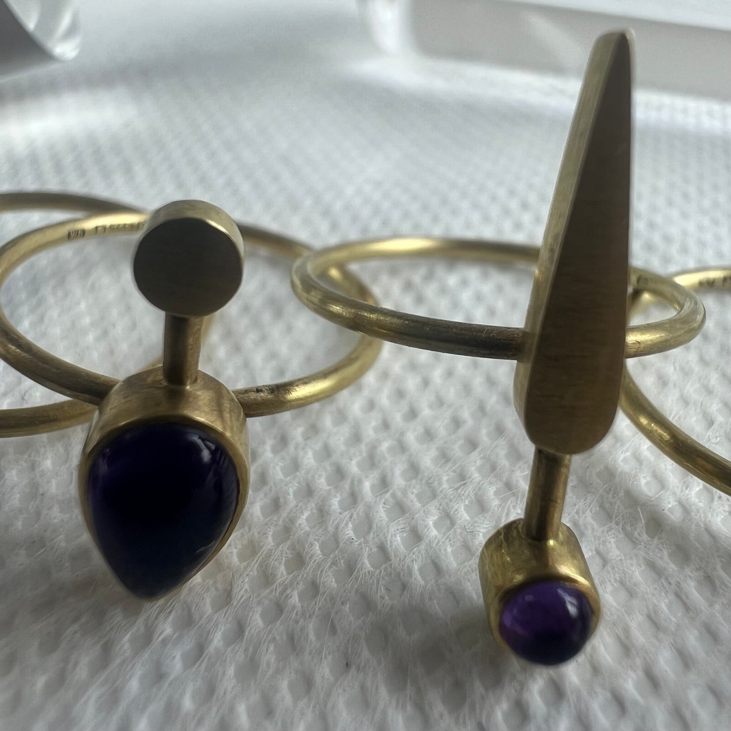 Ramshaw, Wendy - amethyst , six part ring set