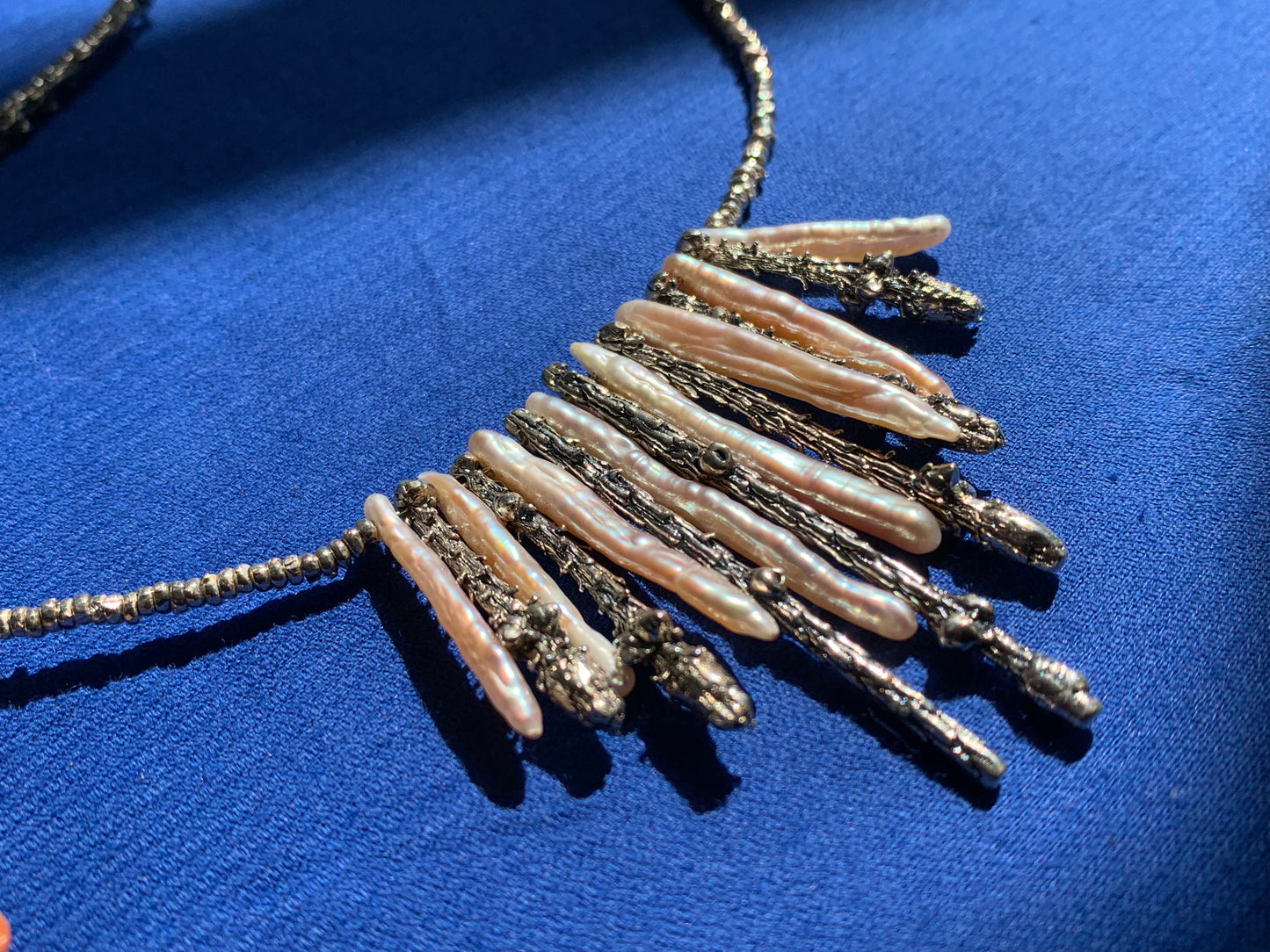 Butcher, Anna – Necklace with Silver & Pearls