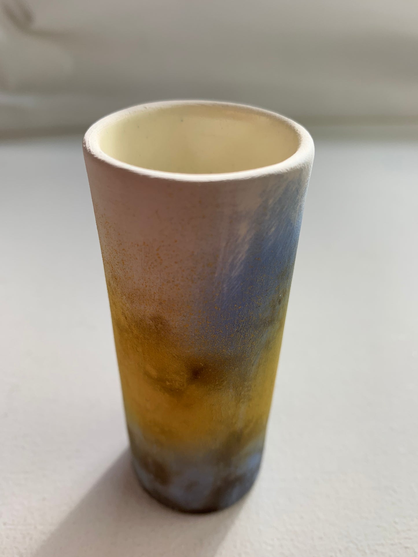 Wolfe Murray, Tessa – Blue/Yellow Bud Vase