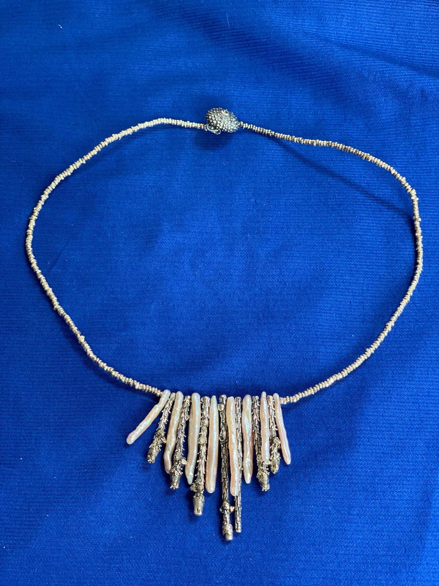 Butcher, Anna – Necklace with Silver & Pearls