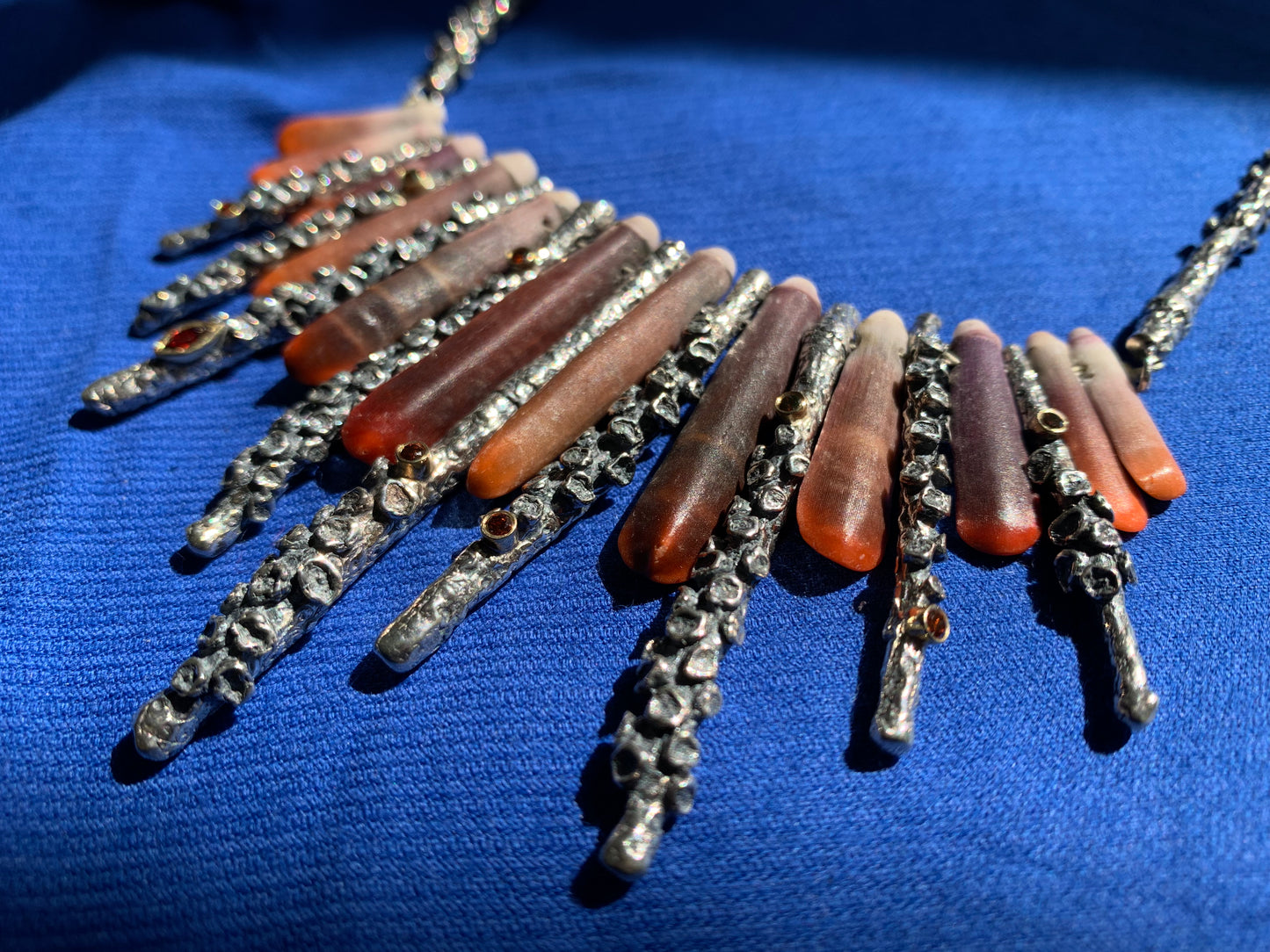 Butcher, Anna – Necklace with Silver and Coral