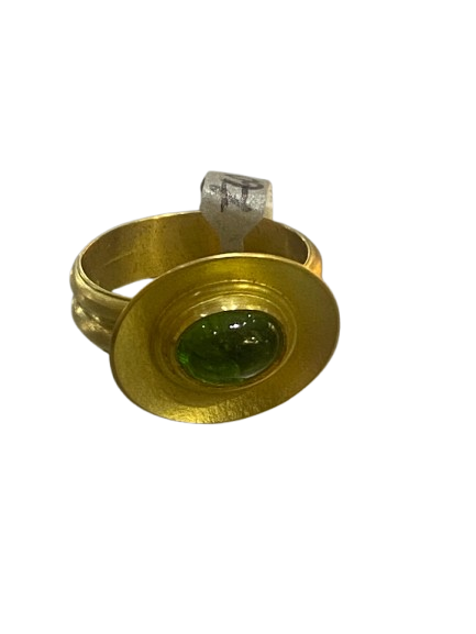Jean Scott Moncrief ring with tzavorite