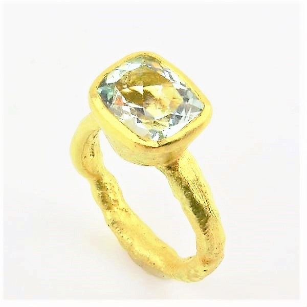 Allsopp, Disa – Gold Aquamarine Ring | Disa Allsopp | Primavera Gallery