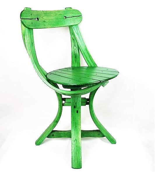 Hussey, Dan – Green Wooden Chair | Dan Hussey | Primavera Gallery