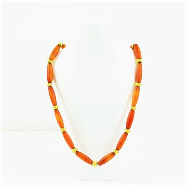 Royle, Guy – Gold Carnelian Necklace | Guy Royle | Primavera Gallery