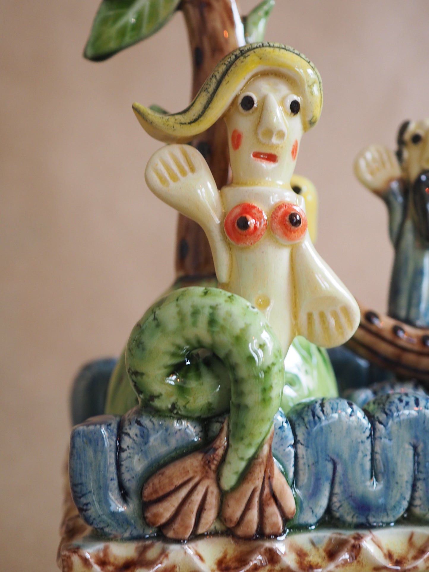 Young, Paul – Mermaid with Blond Hair and Two Noahs