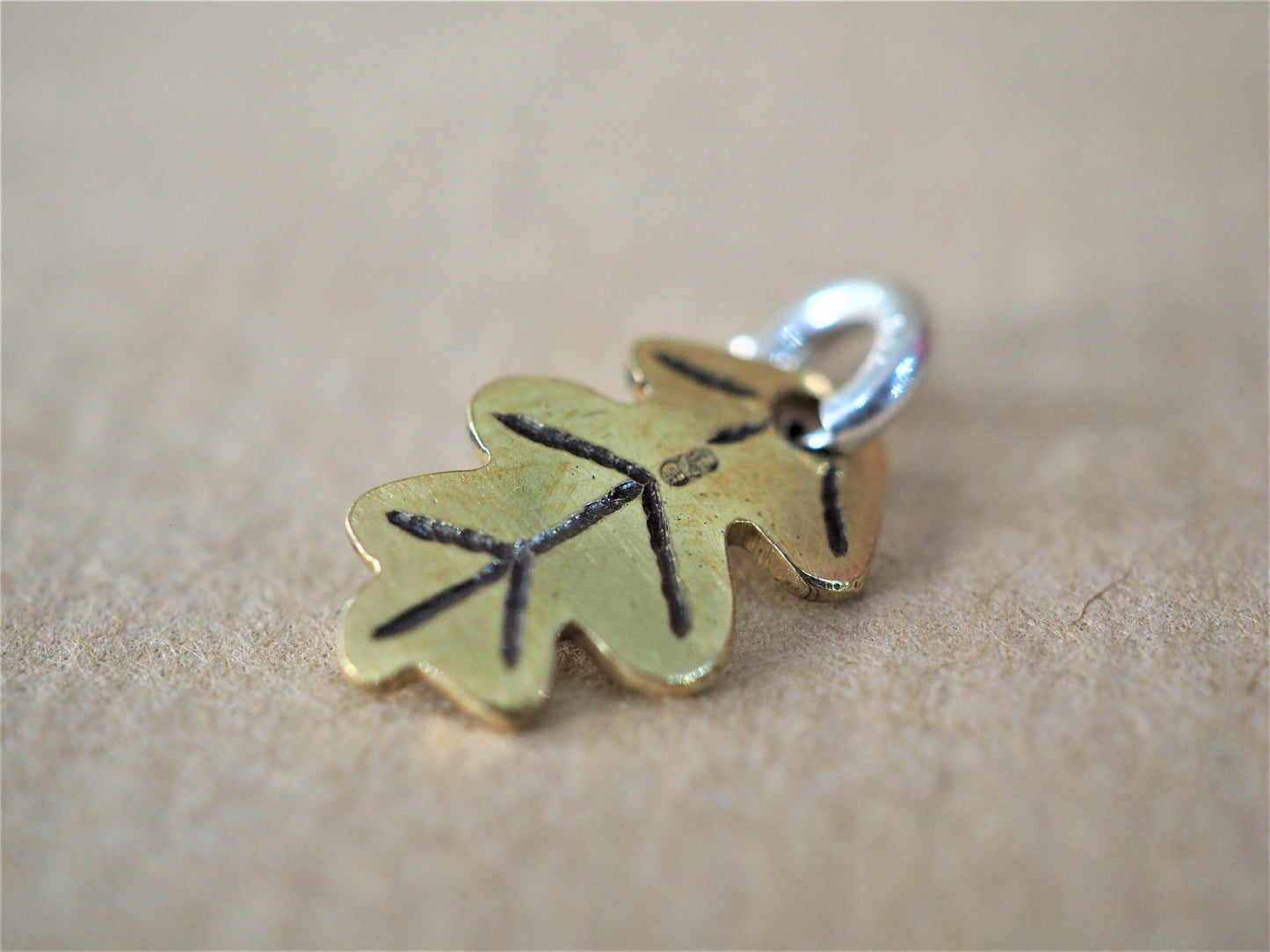 High, Charlie - Brass Oak Leaf Pendant