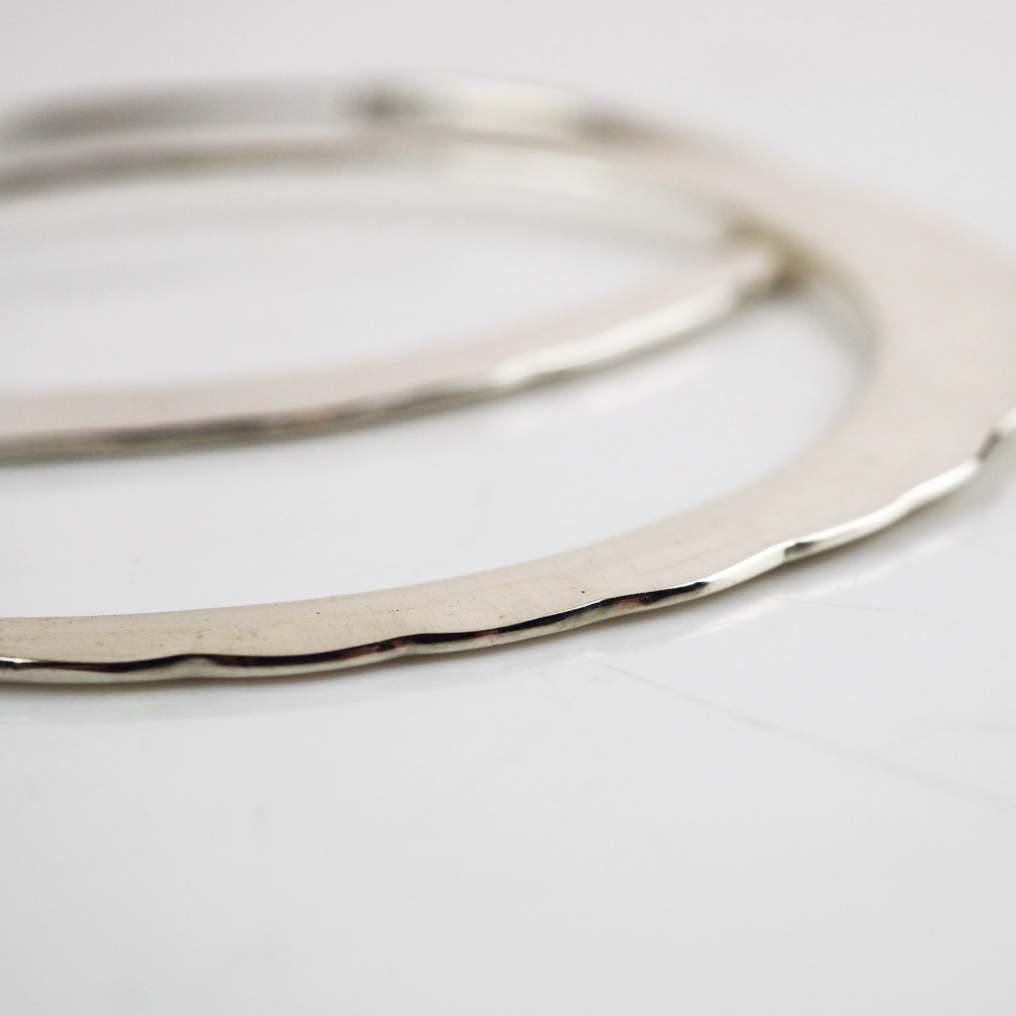 Lever, David - Large Silver Hoops | David Lever | Primavera Gallery