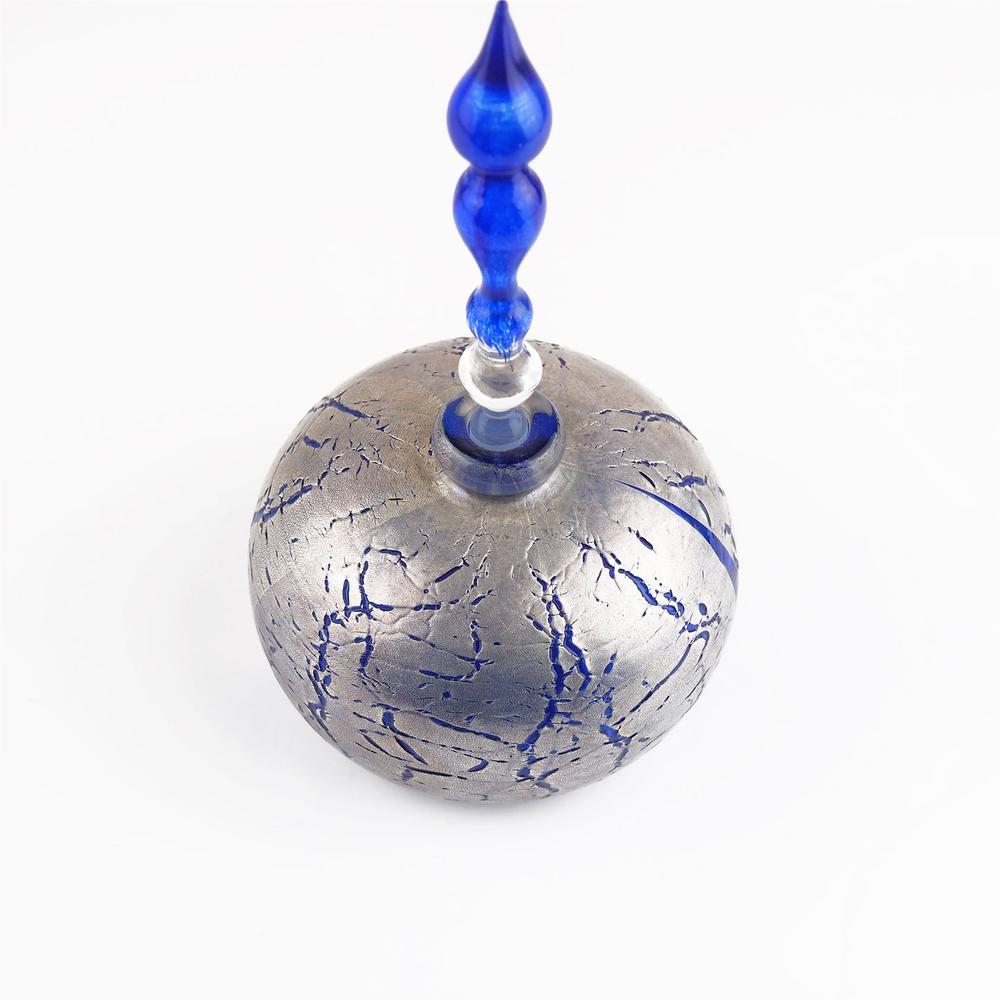 Carcass, James – Blue Stoppered Scent Bottle | James Carcass | Primavera Gallery