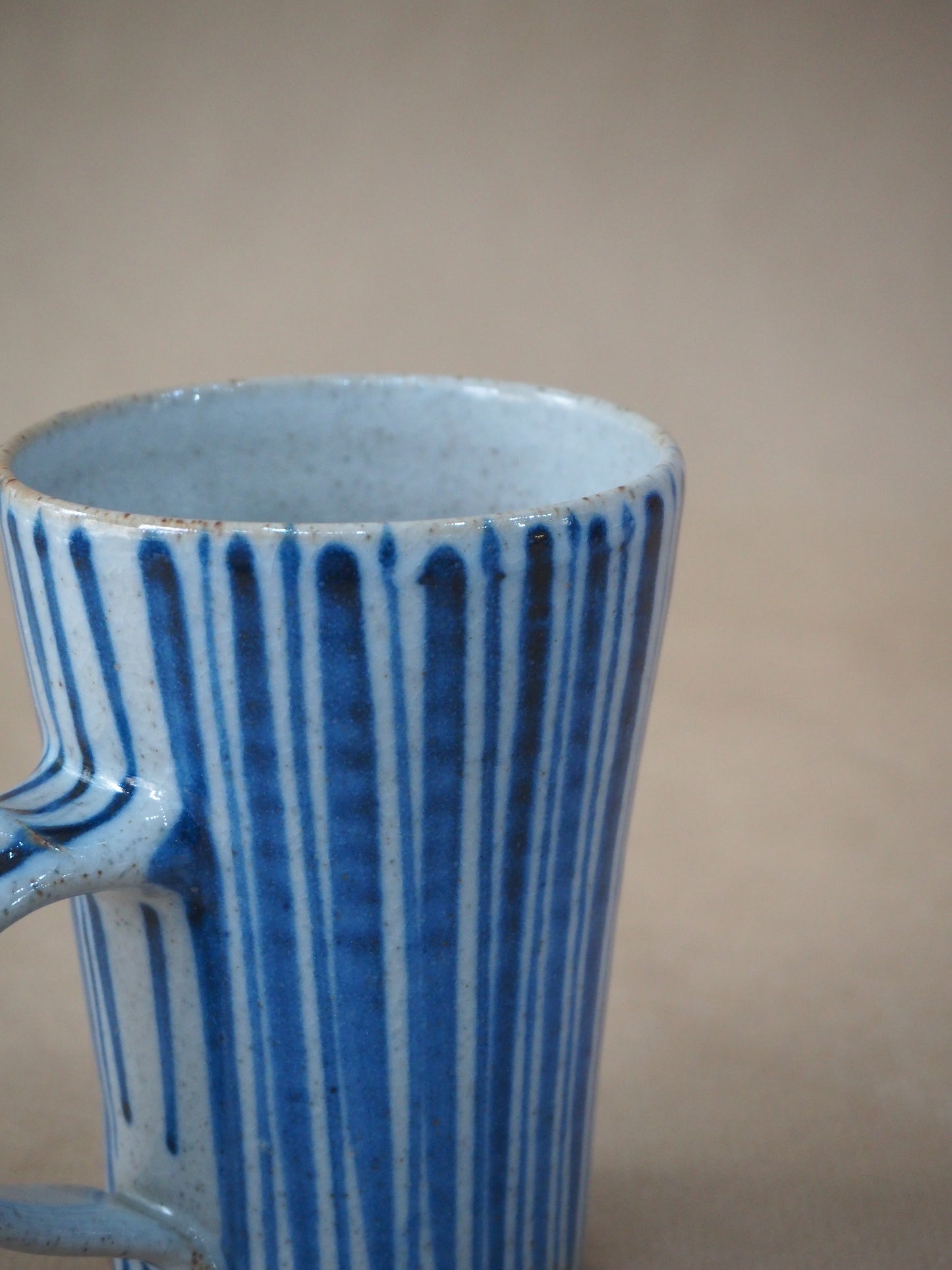 Goldsmith, Robert – Tall Blue Pinstripe Mug