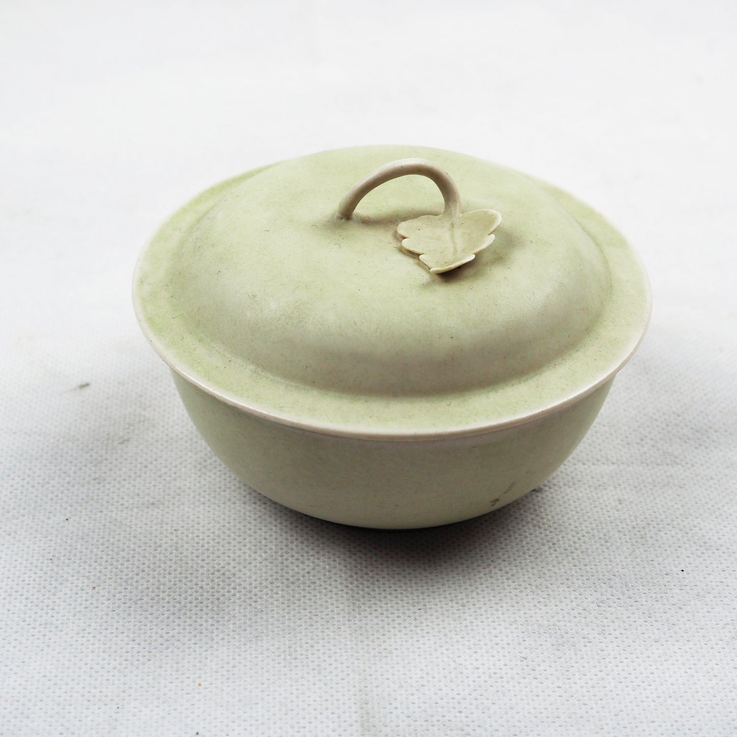 Spencer-Green, Alan – Lidded Bowl with Leaf Handle | Alan Spencer-Green | Primavera Gallery