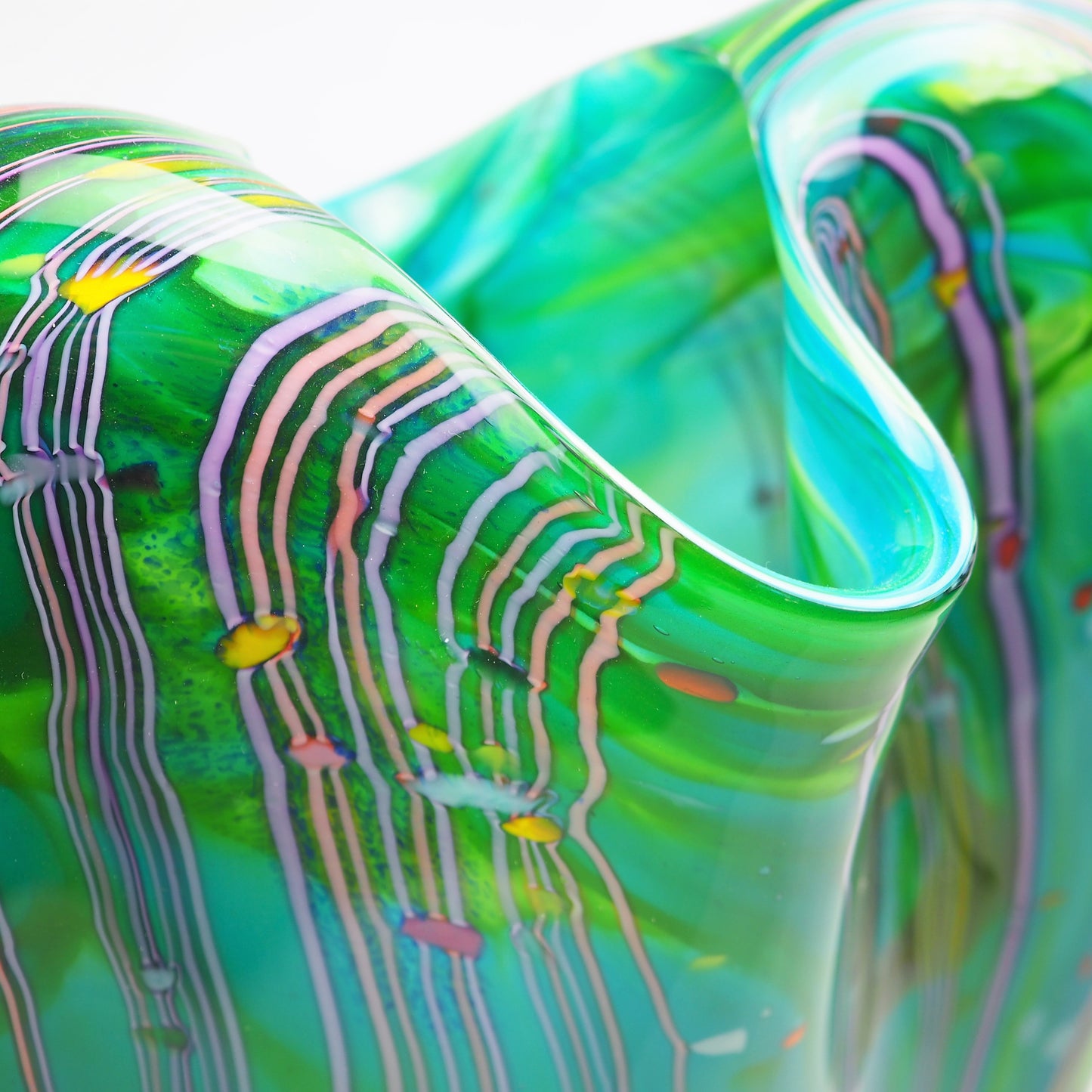 Layton, Peter – Green Vessel With Lip | Peter Layton | Primavera Gallery