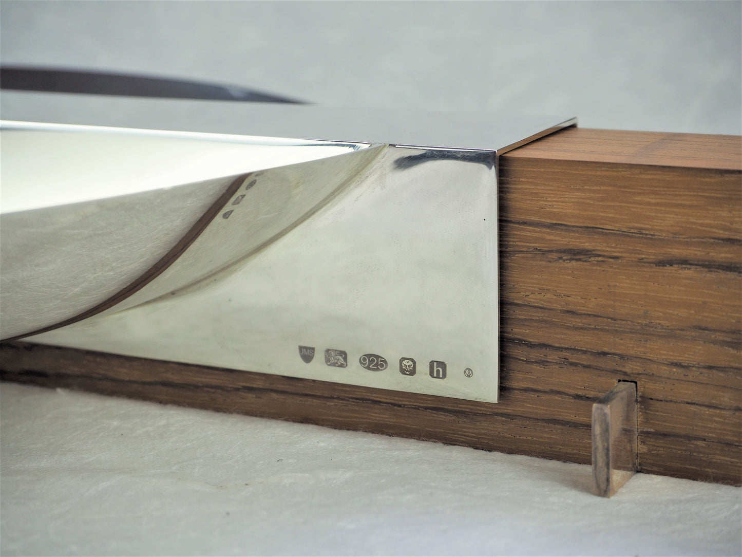 Scholes, Jacqui - Rosewood & Sterling Silver Table Centre Piece