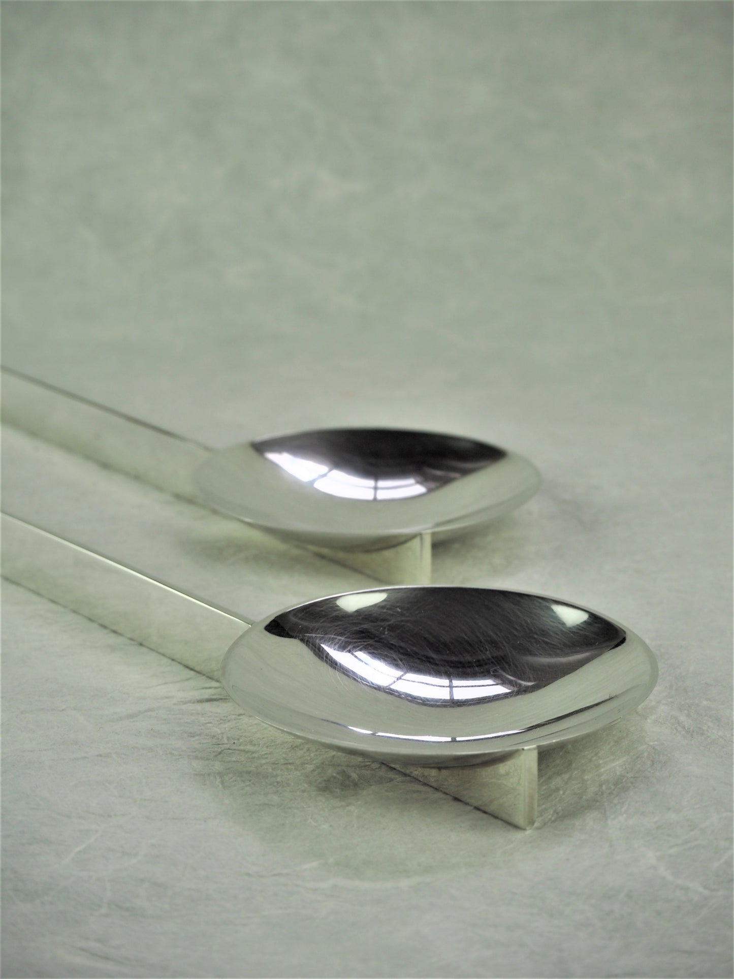 Scholes, Jacqui - Set of 2 Sterling Silver Serving Spoons