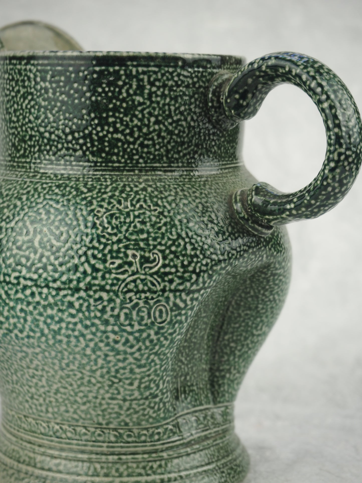 Harrison, Steve – Small Green Salt Glaze Jug