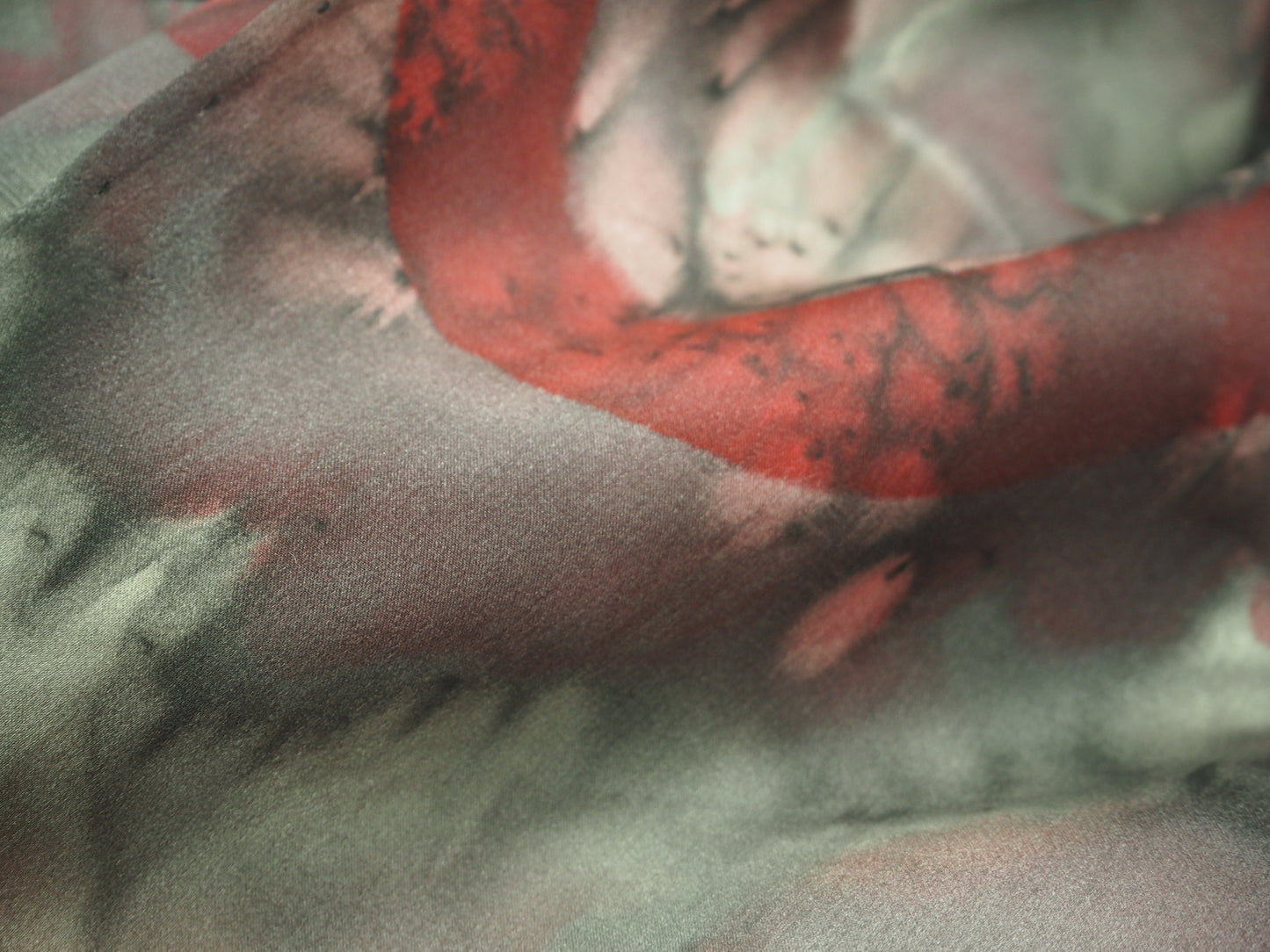 Bassett Watts, Louise - Grey And Red Abstract