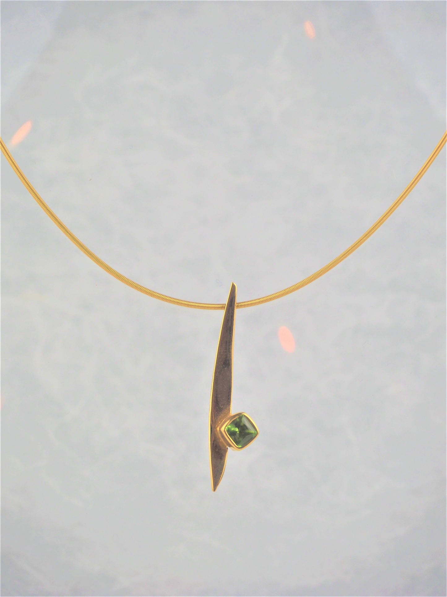 Heaslip, Natasha – Gold and Peridot Pendant