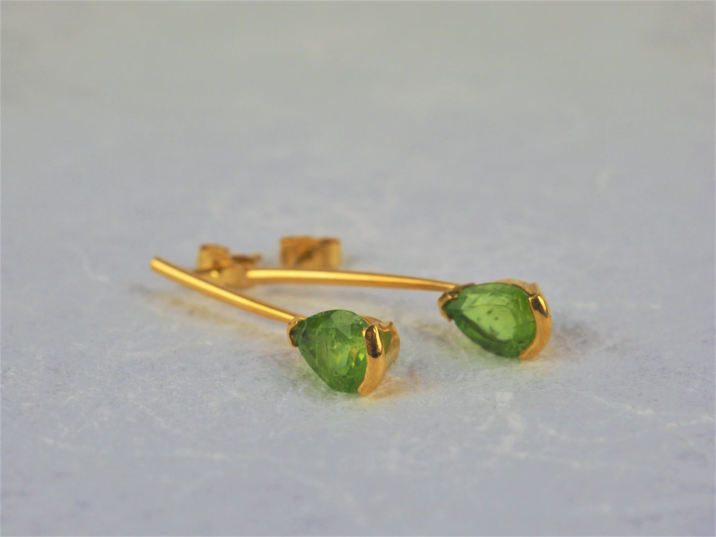 Heaslip, Natasha – Gold and Peridot Earrings