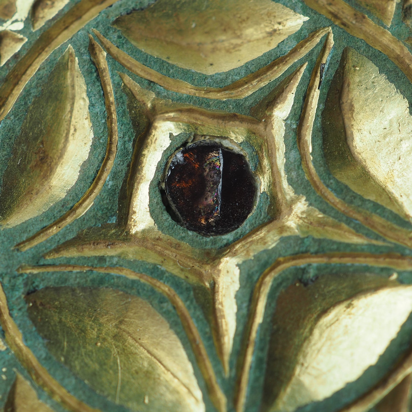 Anglo-Saxon - Gilded Brooch