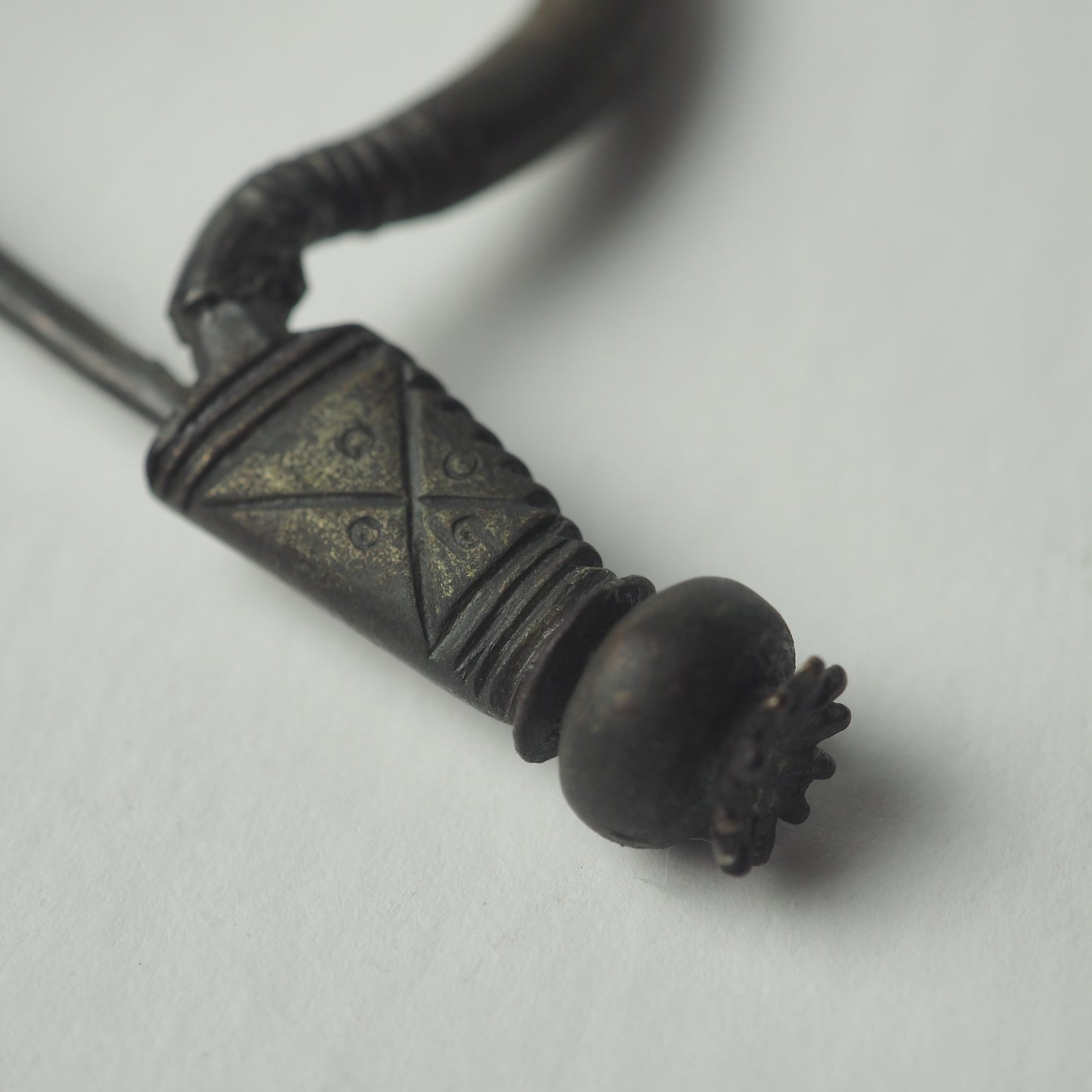 Irish Bronze Age - Silver and Gold Brooch