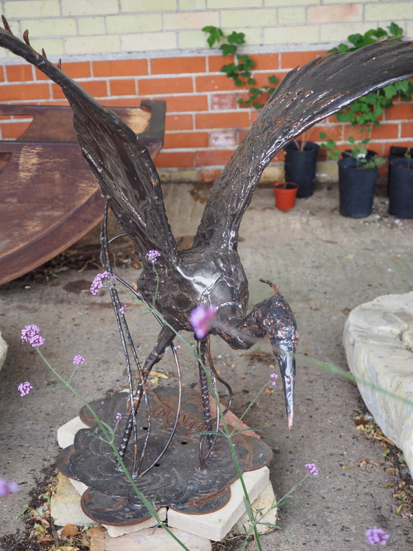 Heron Sculpture