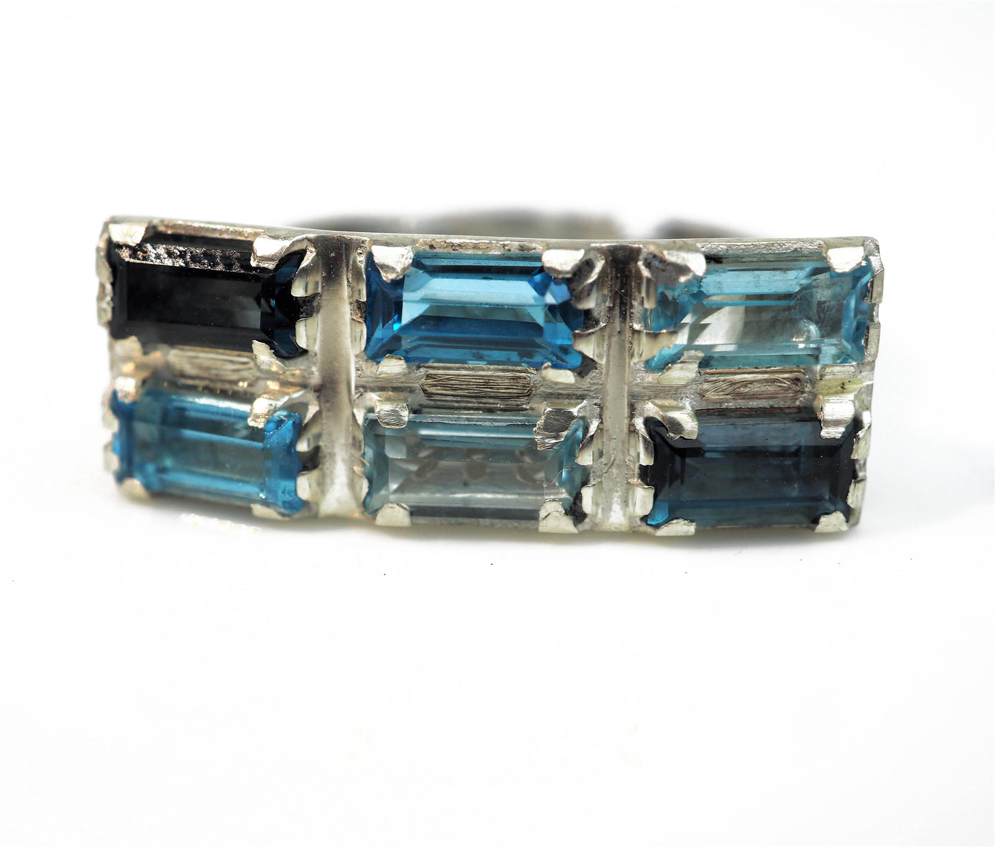 Franklin, John – Silver Ring with Blue Topaz | John Franklin | Primavera Gallery