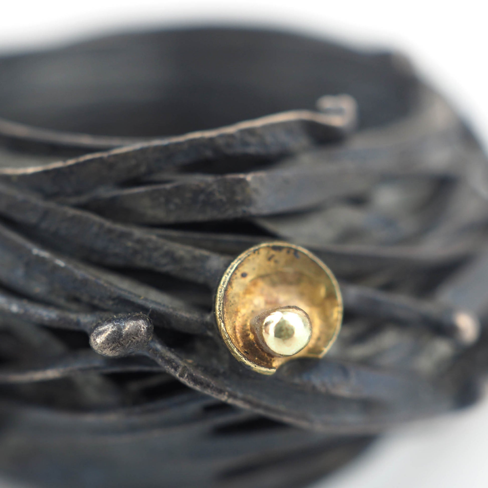 Carlow, Shimara – Oxidised Wrap Ring | Shimara Carlow | Primavera Gallery