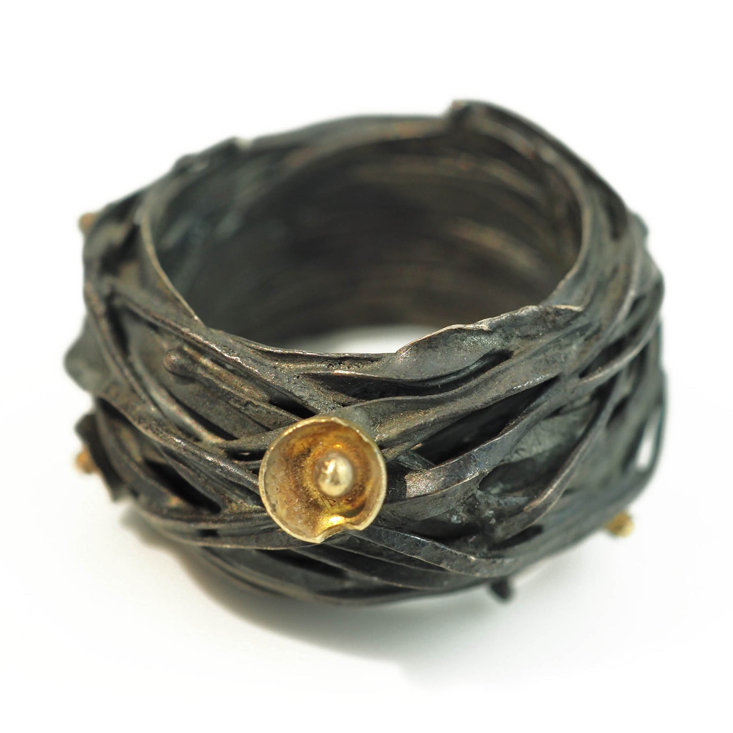 Carlow, Shimara – Oxidised Wrap Ring | Shimara Carlow | Primavera Gallery