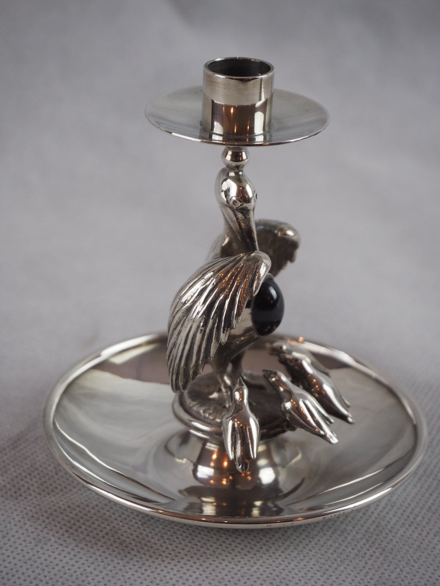 Jones, Sarah - Gilded Silver Candle Holder