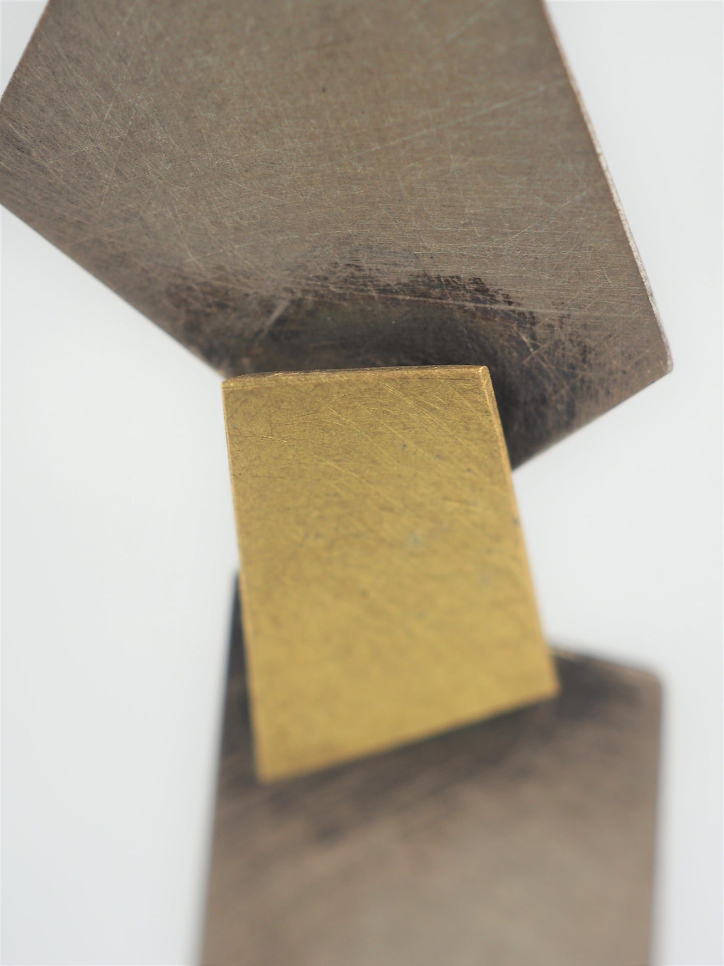 Krinos, Daphne – Gold and Oxidised Silver Earrings