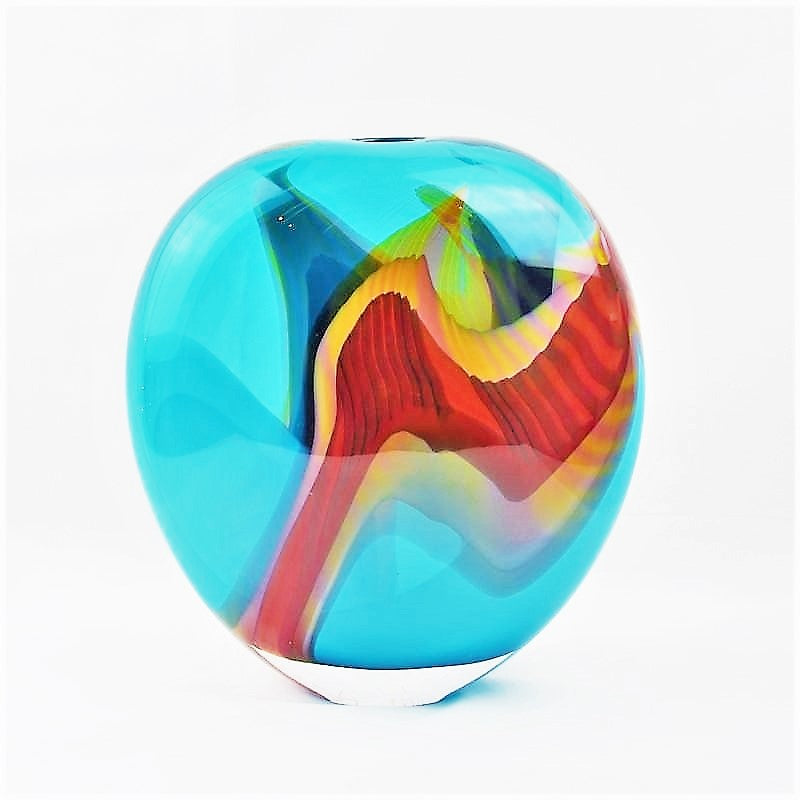 Layton, Peter – Vessel 'Turquoise Paradiso' | Peter Layton | Primavera Gallery
