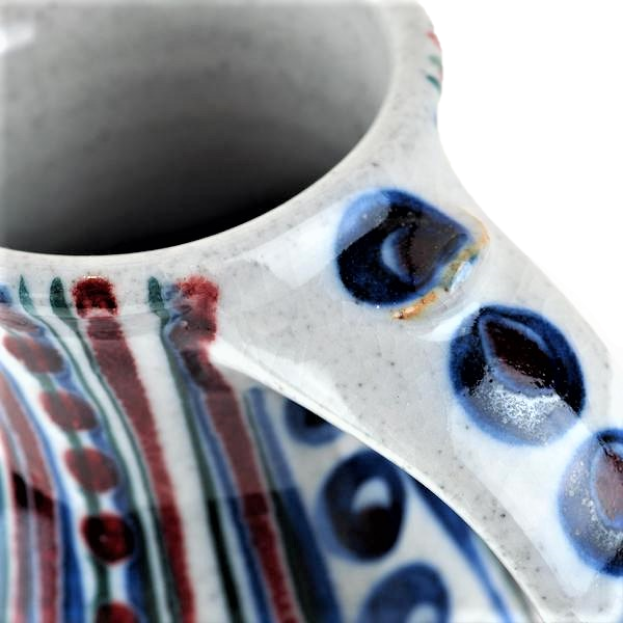Goldsmith, Robert – Large Jug with Red, Blue and Green Glaze | Robert Goldsmith | Primavera Gallery
