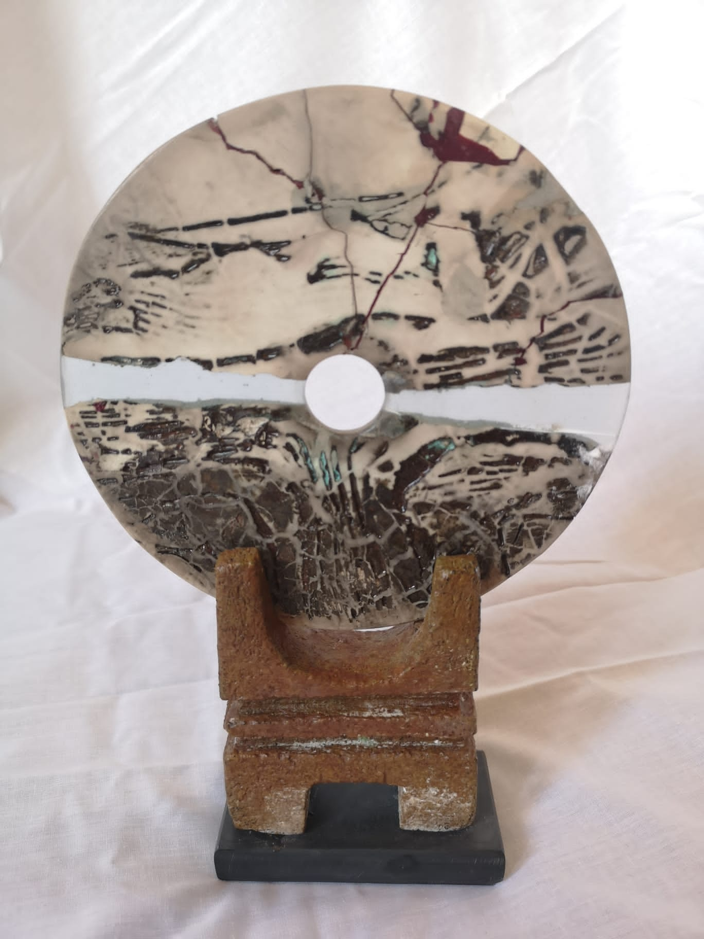 Hayes, Peter - Small Ceramic Disc (College Farm Collection)