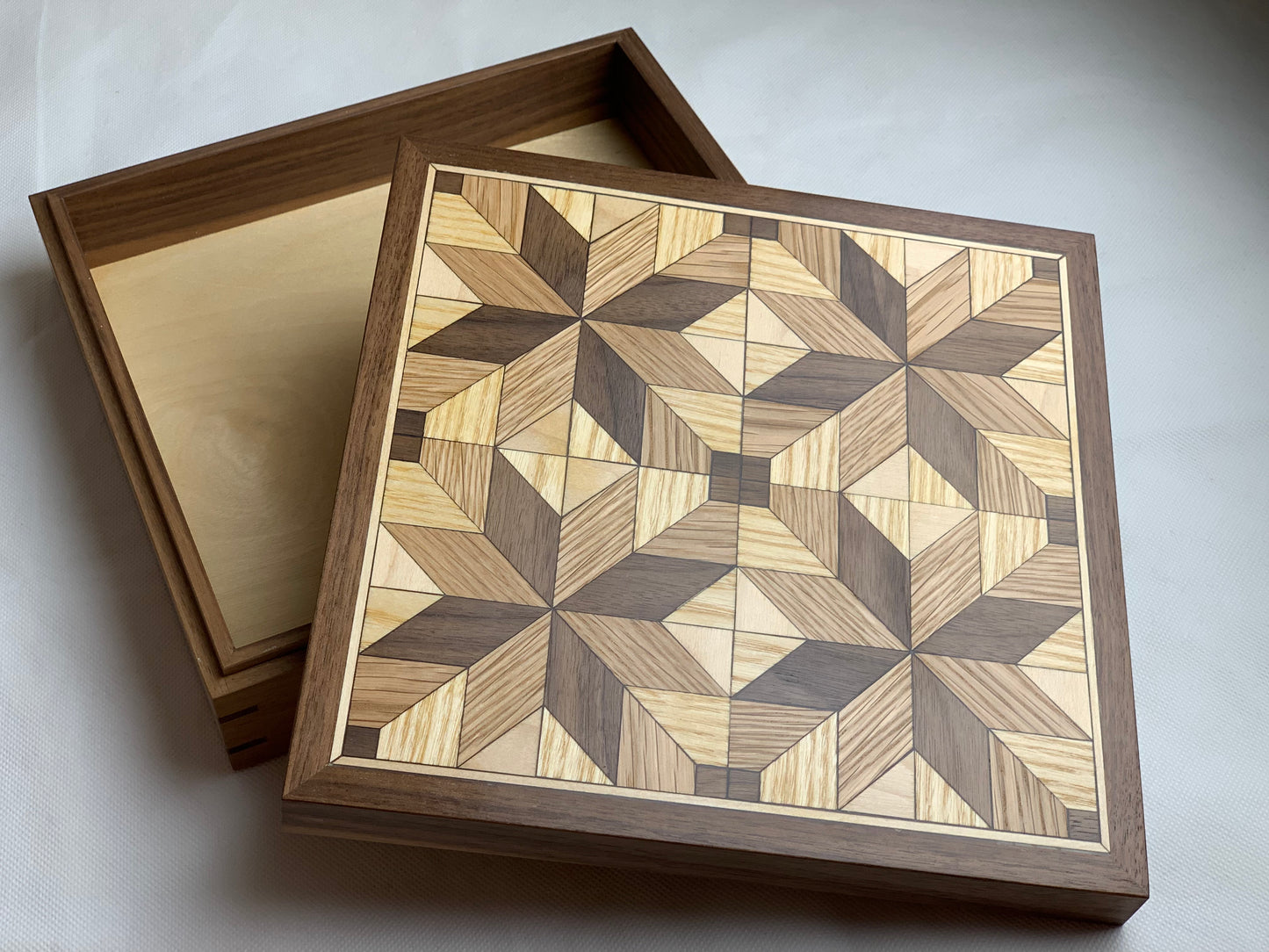 Potter, Gigi & Brain, George - Large Square Wooden Box