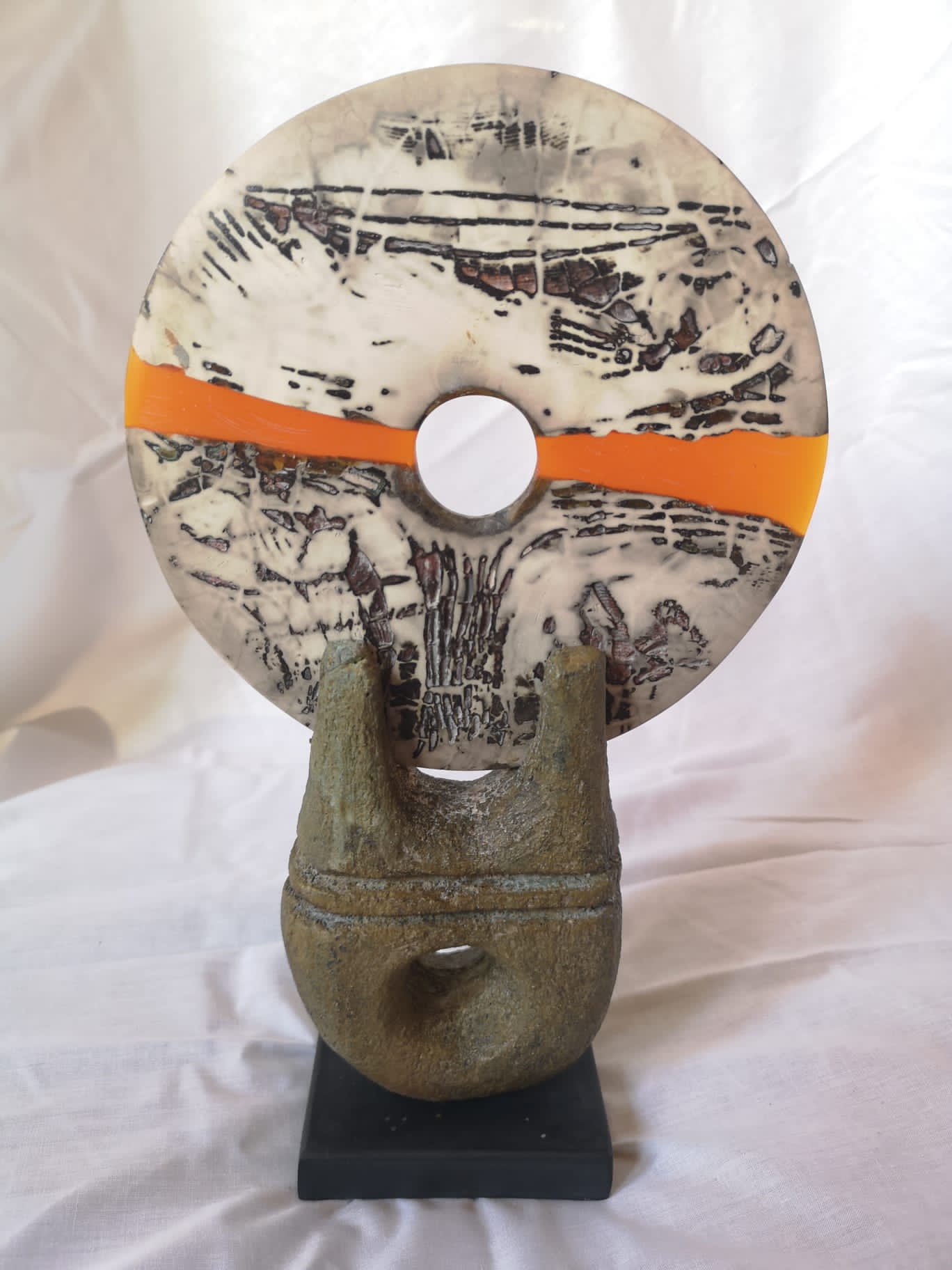 Hayes, Peter - Small Ceramic Disc (College Farm Collection)